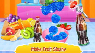 Summer Slushy Maker – Crazy Kids Food Making Games screenshot 2
