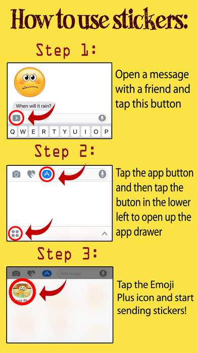 Emoji Plus - Emoticons Sticker for iMessage screenshot 4