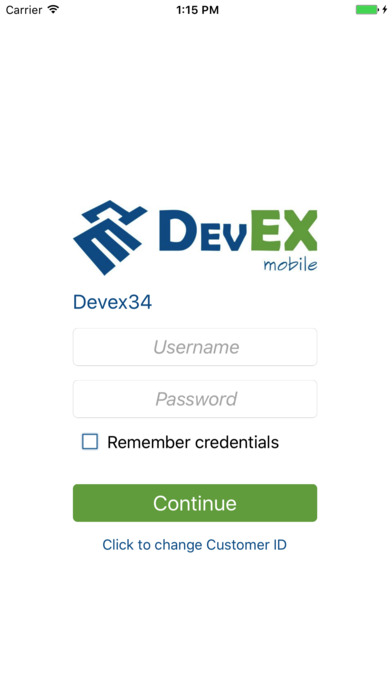 DevEx screenshot 2