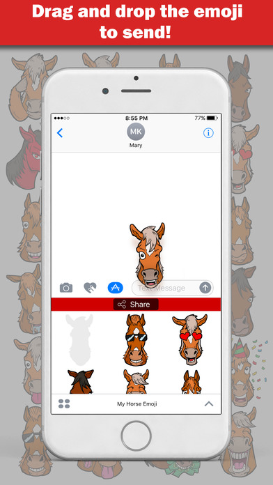 HorseMoji - Horse Emoji & Stickers screenshot 3