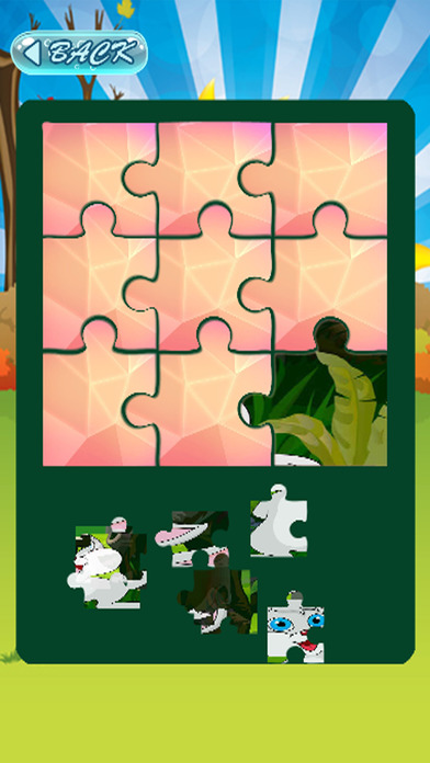 Rabbit Cartoon Jigsaw Puzzles Education screenshot 3