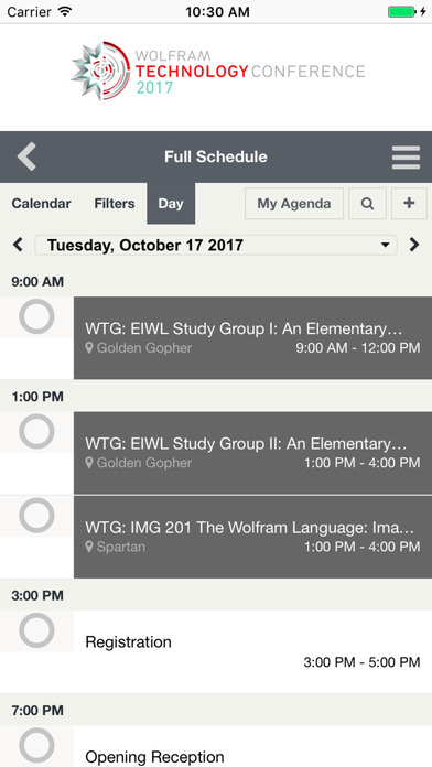 Wolfram Technology Conferences screenshot 3