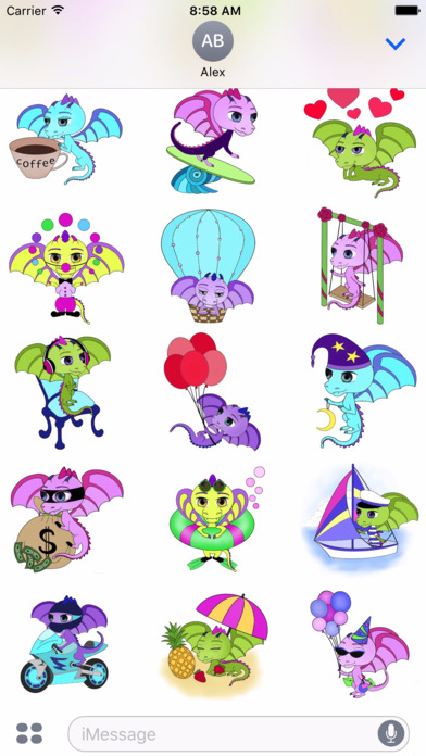 Dragon Babies Stickers screenshot 3
