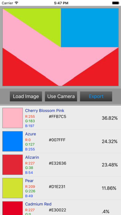Image Color Analysis screenshot 2