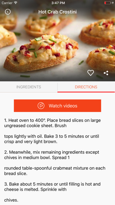 Appetizer Recipes: Food recipes, cookbook & videos screenshot 3
