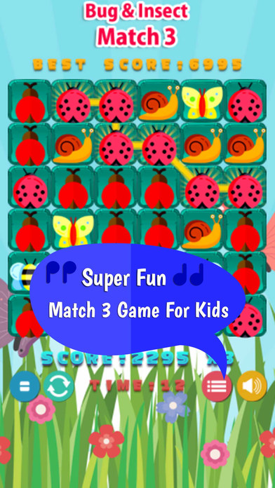 Bugs And Insects Match3 Blast Games screenshot 3
