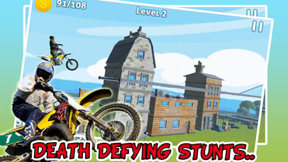 FreeStyle Tricky Stunt Bike 3D Simulator screenshot 4