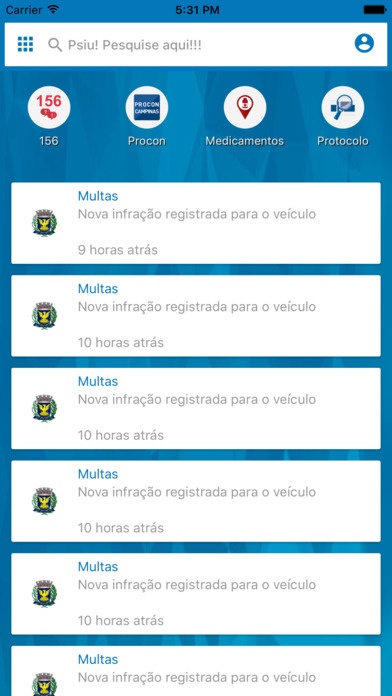 Portal Cidadão App screenshot 2