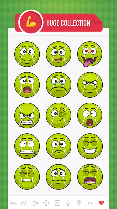 TennisMoji - tennis emoji & stickers screenshot 2
