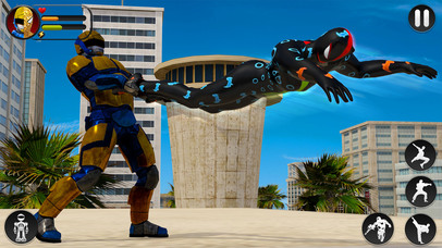 Spider Transformer Flying Robot: City Fighting screenshot 3
