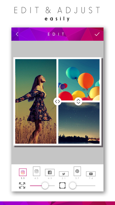 Collage+ Make Selfie Photo Layouts for Instagram screenshot 3