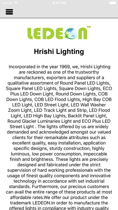 Hrishi Lighting screenshot 4