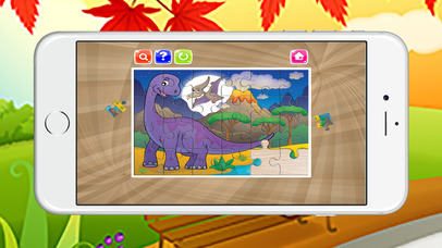 Kids Jigsaw Puzzles Games for World of Dinosaurs screenshot 2