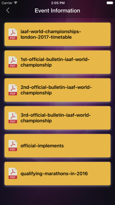 Schedule of IAAF world champianship 2017 screenshot 4