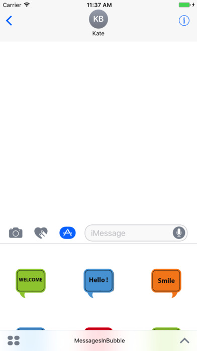 Bubble message for iMessage screenshot 2