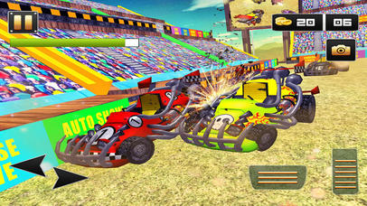 Whirlpool Toon Car Crash Racing 3D screenshot 3