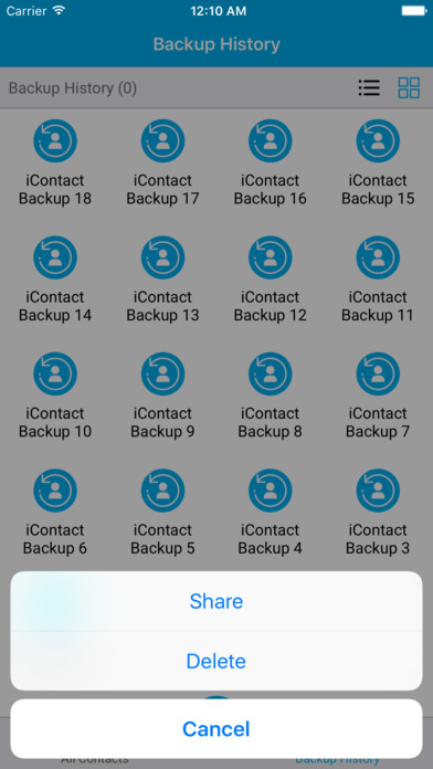 Contacts Backup Manager screenshot 4