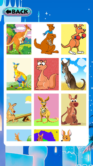 Kangaroos Cartoon Jigsaw Puzzle Games screenshot 2