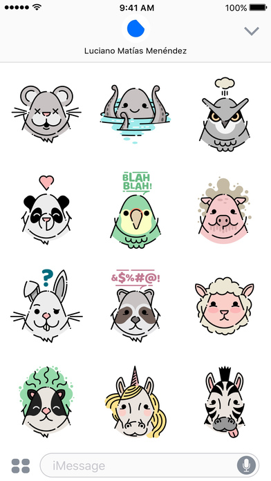 Little Animals Stickers screenshot 3
