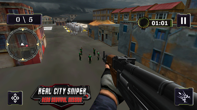 Real City Sniper Hero Survival Mission screenshot 3