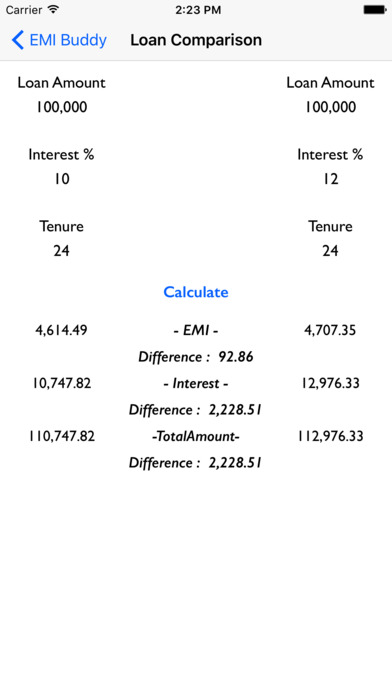 EMI Buddy - Loan EMI and Principal Calculator screenshot 4