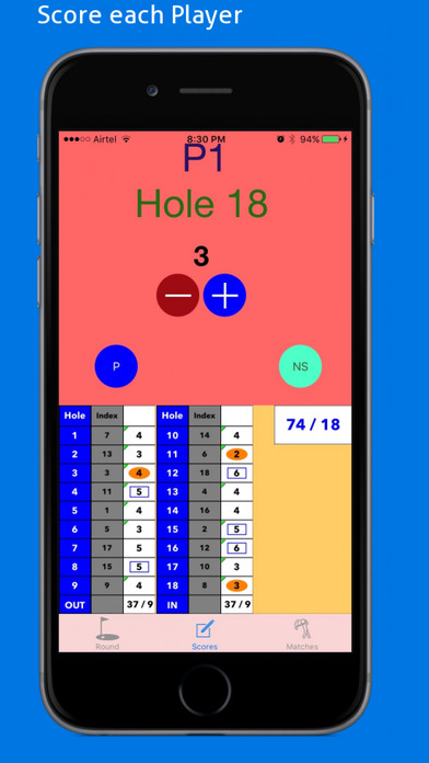 Gymkhana Golf Scorer screenshot 3