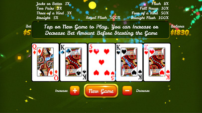 Video Poker: Vegas screenshot 4