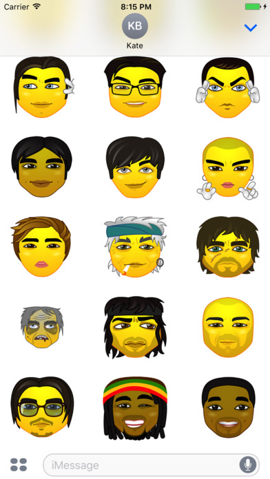 Faces Mojis Animated Stickers screenshot 3