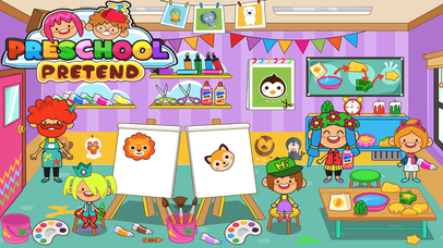 My Pretend Preschool - Kids Learning School Time screenshot 3