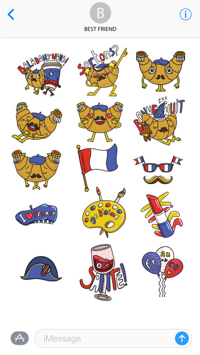 National French Stickers screenshot 4