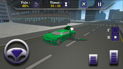 Flying Sports Car Driving Sim-Ulator Game screenshot 3