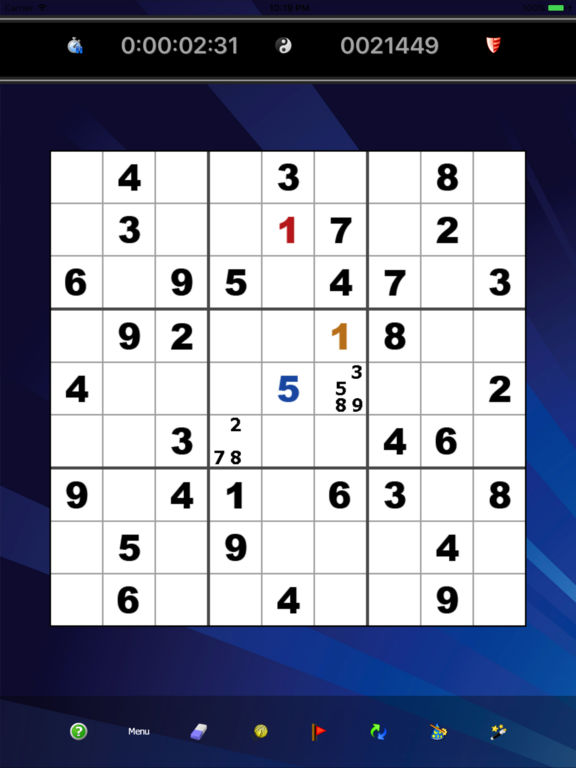 Sudoku by Mastersoftscreeshot 1