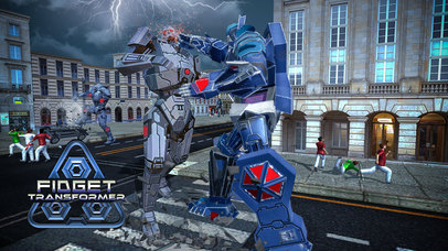 Fidget Transformer – Spinner Robot Fighting Game screenshot 2