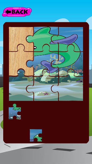 Learning Games Jigsaw Puzzle Dolphin Edition screenshot 3