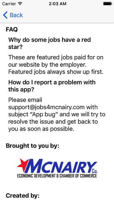 Jobs4McNairy screenshot 3