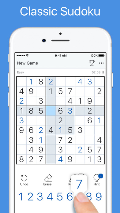 Screenshots of Sudoku - Classic Logic Game for iPhone