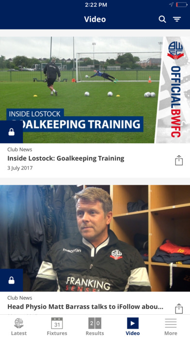 Bolton Wanderers Official App screenshot 4