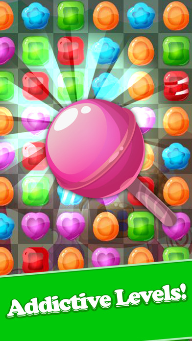 Cookie Candy match 3 game - Sweet puzzle mania fun screenshot 4