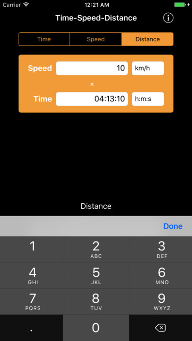 Time Speed Distance screenshot 3