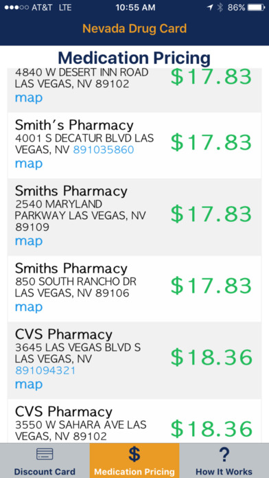 Nevada Drug Card screenshot 3