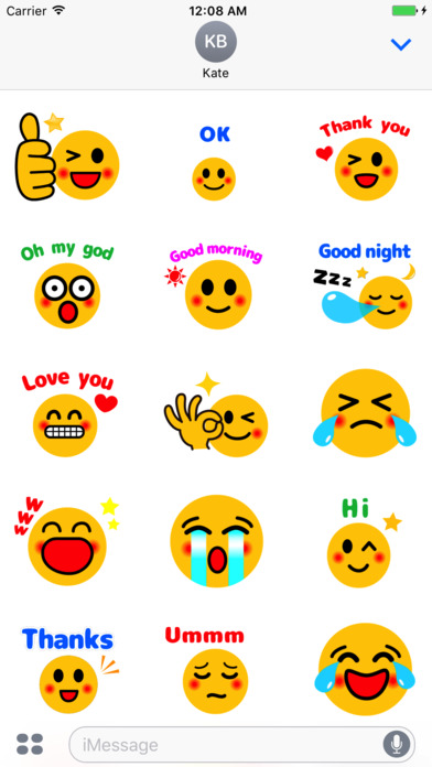 Emoji Animated Smile Stickers screenshot 2