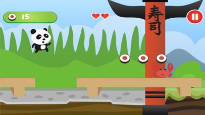 Family Panda Run - Animal Cute Jump Sushi screenshot 3