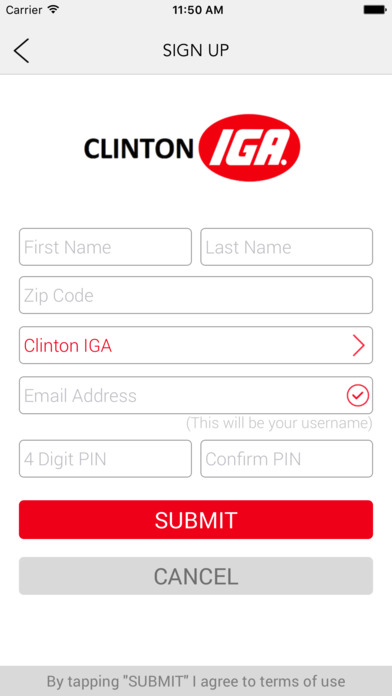 Clinton IGA screenshot 2