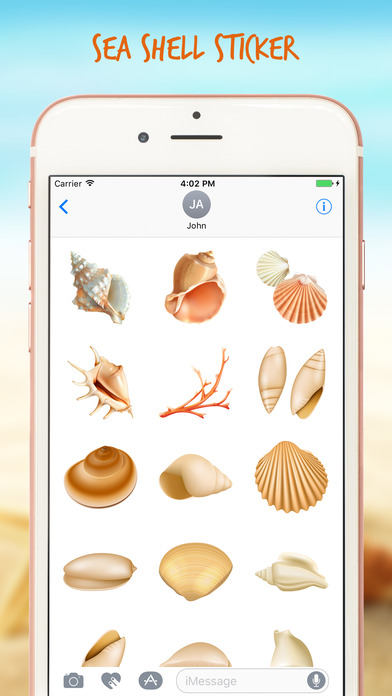 Sea Shell Life Stickers screenshot 2