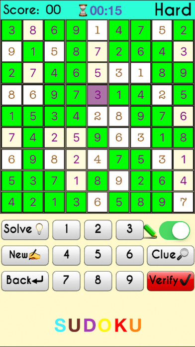 Complete Sudoku Puzzles 2- Full Featured Game screenshot 3