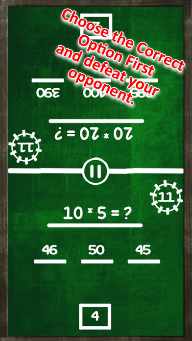 Math Game: 2 Player Math Challenge screenshot 2
