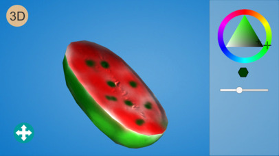 Fruit 3d Coloring screenshot 2