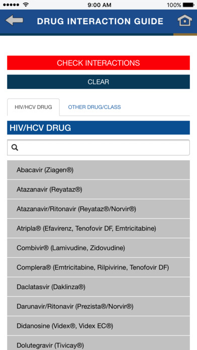 HIV-HCV Drug Therapy Guide screenshot 2