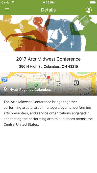 Arts Midwest Conference screenshot 2