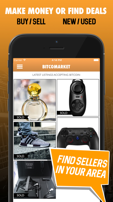 BitcoMarket - Buy Sell with Bitcoin Marketplace screenshot 2
